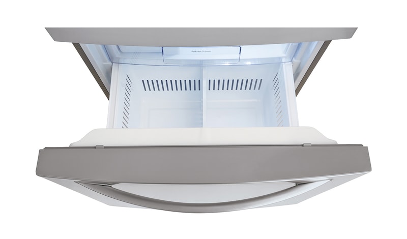 LG Réfrigérateur de 33 po, 24 pi 3 avec congélateur en bas doté d'un tiroir coulissant avec refroidissement intelligent, LDC24370ST